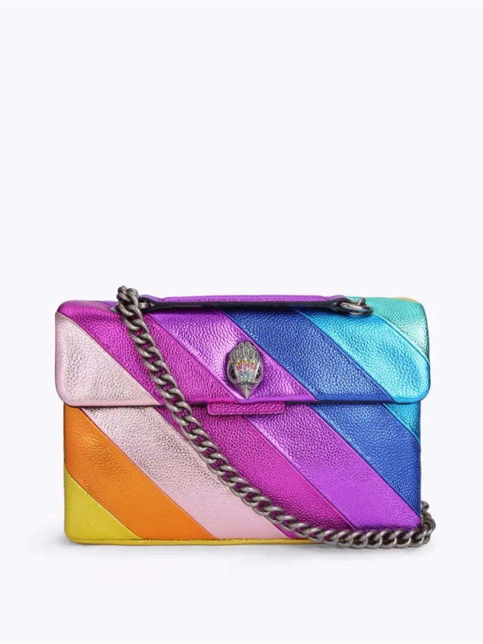 Kurt Geiger Leather Kensington Bag In Multicolor